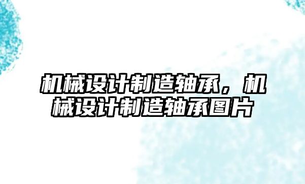 機械設計制造軸承，機械設計制造軸承圖片